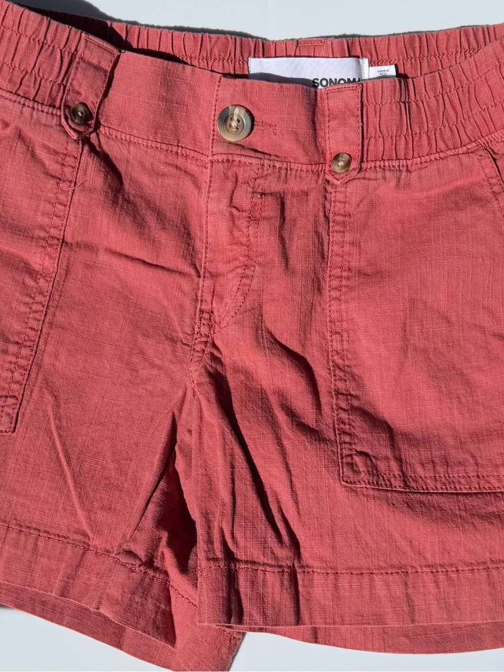 Sonoma Coral Pink Cargo Shorts